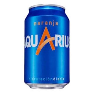 Aquarius Naranja zero lata 330ml.