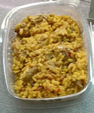 Arroz meloso con pollo
