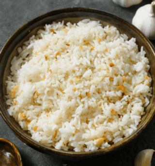 Arroz con ajo frito