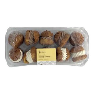 Lionesas De Nata Y Trufa 10 Unidades 320 Gr.