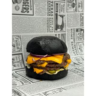 Black Smash double classic burger