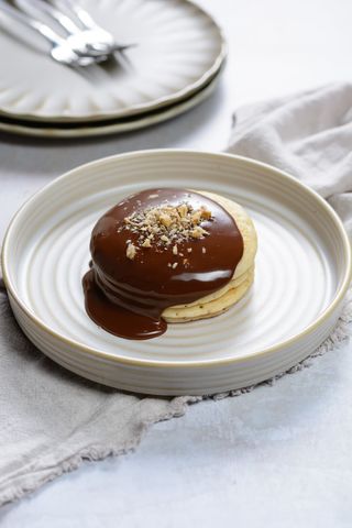 Փանքեյք նուտելայով և ընկույզով