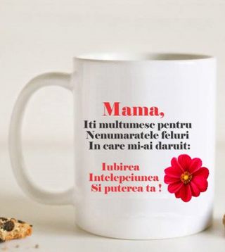 Cama "Mama iti multumesc"