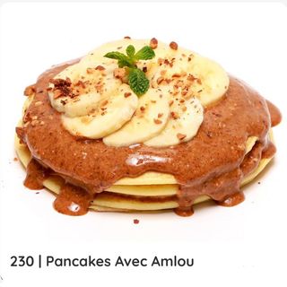 Pancakes avec Amlou 