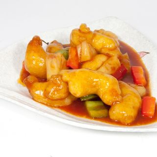 45. Gamberi fritti in salsa agrodolce