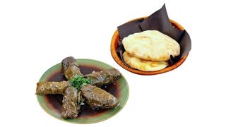 MEZZA DOLMA VEGETABLES I PITA