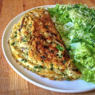 omelette végétarienne