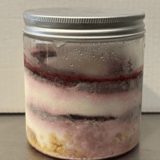 Cheesecake frutti di bosco monoporzione senza glutine e lattosio