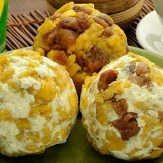 Bolón Mixto queso y chicharrón 