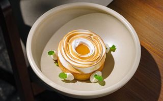 Tartă cu fructul pasiunii