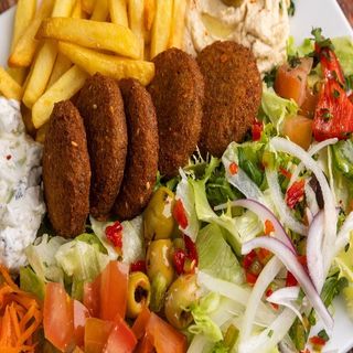 Falafel en plato