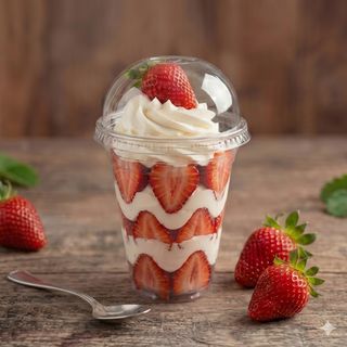 მარწყვი კრემით