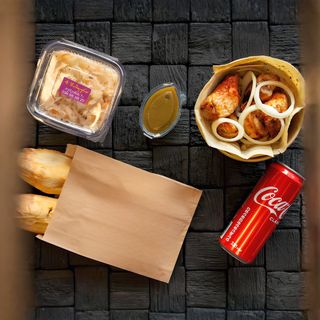 ღორის მწვადის კომბო მენიუ