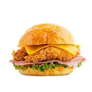 Chicken bacon burger 
