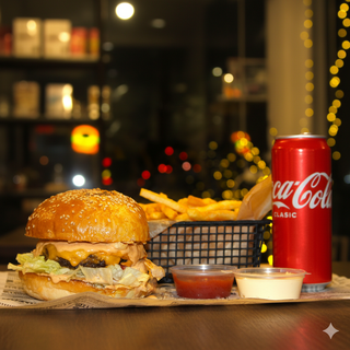 ორმაგი  კლასიკური ბურგერის კომბო