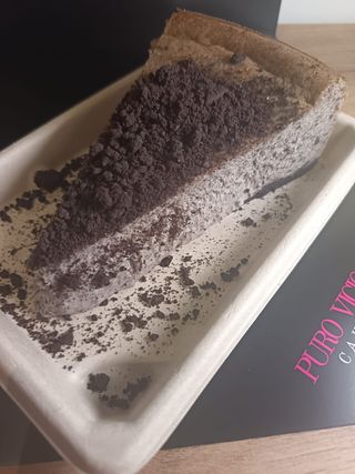 Porción De Queso Y Oreo