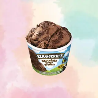 B&J's Coppetta Gelato Chocolate Fudge Brownie