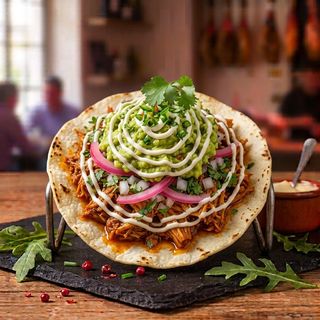 Taco De Cochinita Pibil De Cerdo