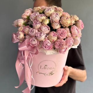 Коробка з трояндою спрей Блоссом Баблз