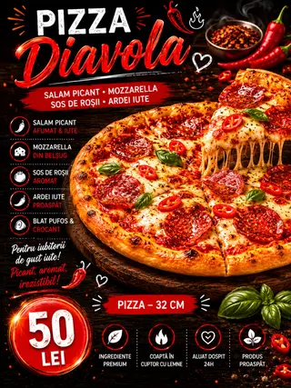 Pizza Diavola 32cm