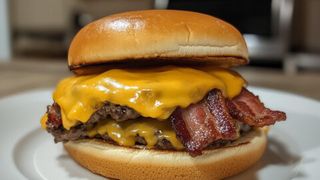 Bacon cheese burger