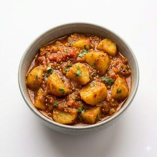105. Bombay Potatoes Cooked In Spices And Tomatoes