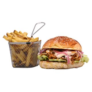 Panino Smoky Pulled + patatine fresche fritte