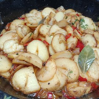 Ración papas panaderas.