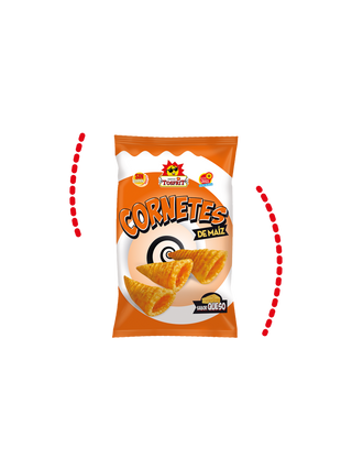 Cornetes Queso 95 grs Tosfrit (similar 3D's)
