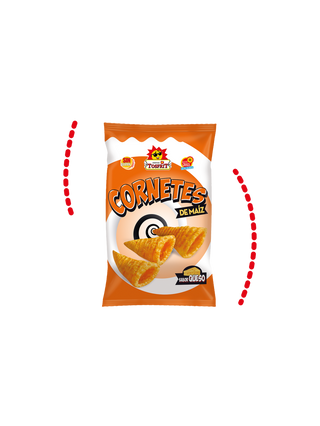Cornetes Queso 95 grs Tosfrit (similar 3D's)