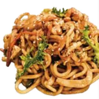 Udon con pollo