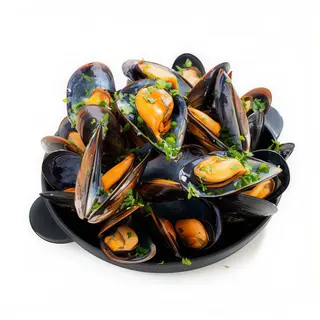 Mejillones al vapor