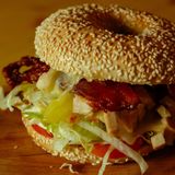 Bagel chicken club