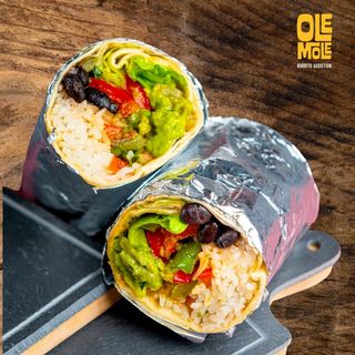 Burrito Vegan Verduras y Guacamole