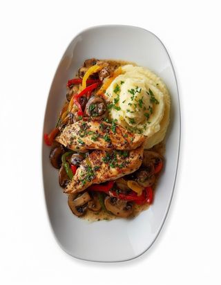 Poulet Sauté Aux Champignons