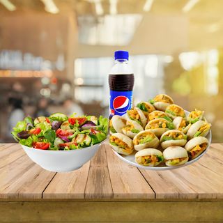 Menu Chicken Fajitas avec small Salade et Boisson