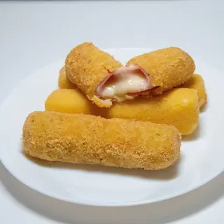 Cañas de jamón y queso (4 uds.)