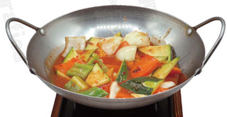 216. Piccola padella con verdure miste