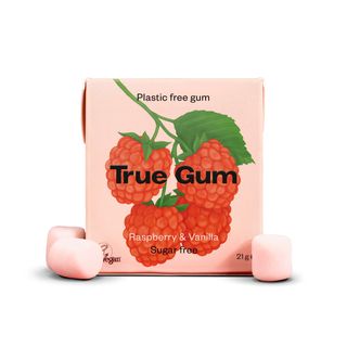 TRUE GUM RASPBERRY & VANILLA Guma Zmeura si Vanilie