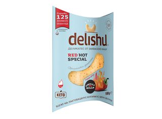 Деликатес от заквасено кашу Delishu, Red Hot Special (100г)