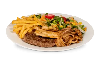 Assiette Viande Mixte + Frites