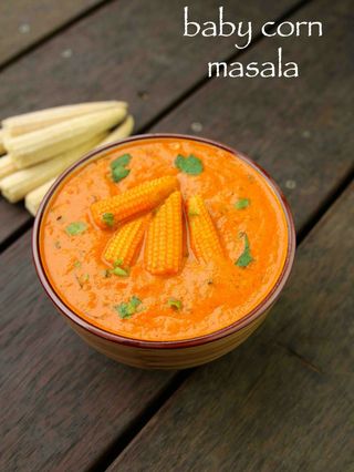 Baby corn mushroom Masala
