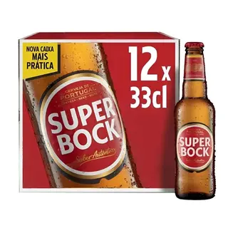 12x Cerveja Super Bock 33cl (5,2% Vol.)