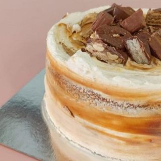 Porción De Tarta De Vainilla Dulce De Leche