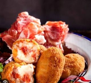Tapa De Croqueta De Jamón