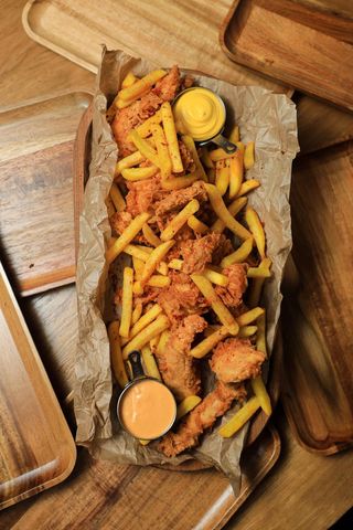 Куриные стрипсы с кортофелем (950г)