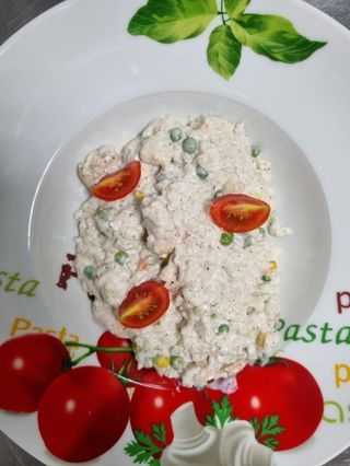 Ризото с пилешко месце и зеленчуци (400г)