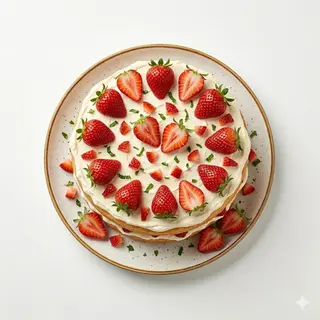 Pastel De Fresa