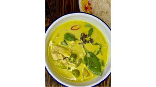 Curry zielone kurczak