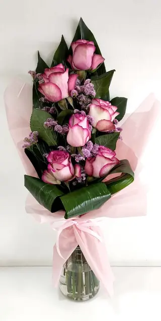 Buquê de Rosas Cor de Rosa S